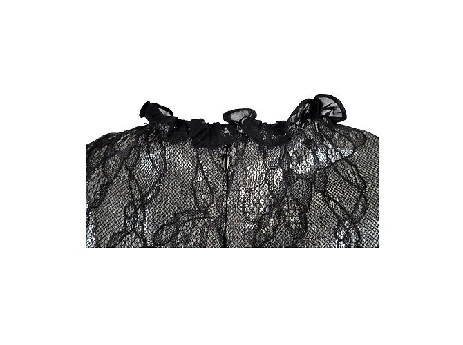 Michael Kors Spitzen-Paillettenkleid Silber - Ansicht 3