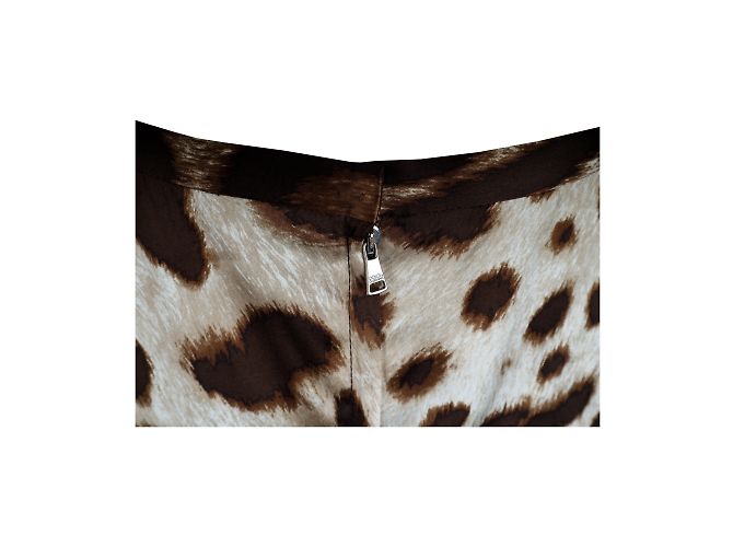 Dolce & Gabbana Saia com estampa de leopardo Marrom - vista 4