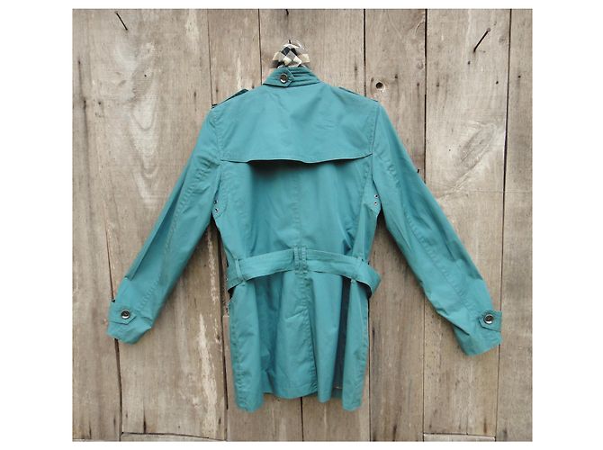 trench Burberry Brit size 38 Blu chiaro - vista 4