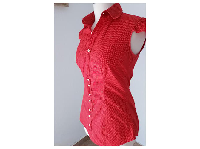 Dsquared2 Baumwollhemd Rot - Ansicht 3