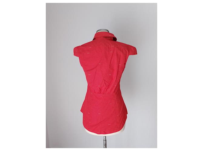 Dsquared2 Baumwollhemd Rot - Ansicht 5