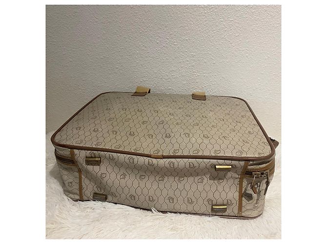 Set Borsa da Viaggio Christian Dior Beige in Tela - vista 4