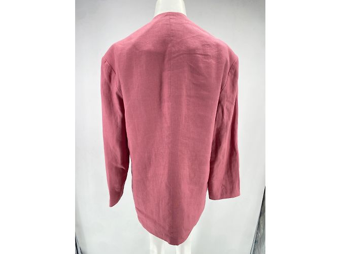 Autre Marque Chaquetas Albus Lumen T.UK 8 de lino Rosa - vista 2
