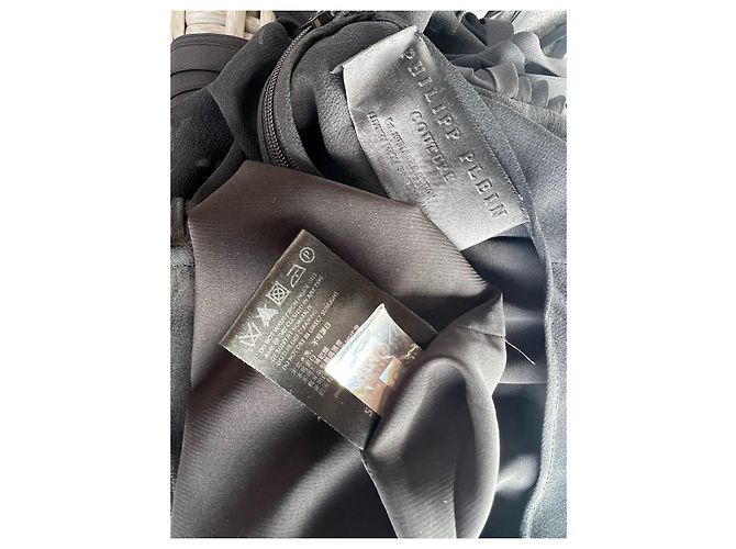 Philipp Plein Fransenbluse Schwarz - Ansicht 3