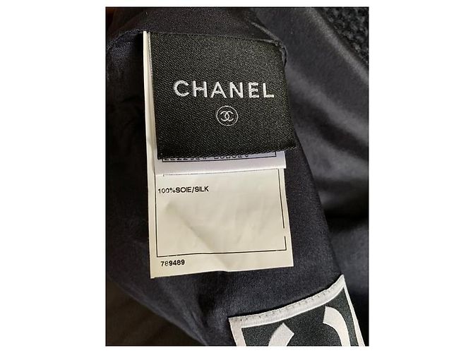 Minigonna Chanel blu navy lana 38 - vista 6