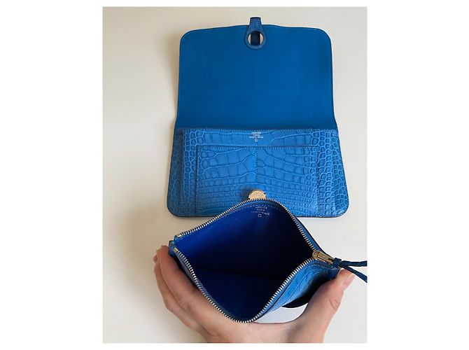 Hermès Purses, wallets, cases Blue - view 12