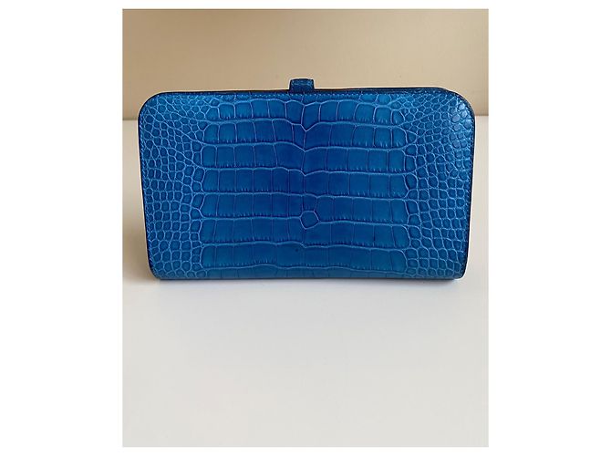 Hermès Purses, wallets, cases Blue - view 2