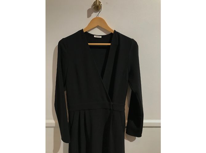 PAROSH Kleider T.International XS Polyester Schwarz - Ansicht 2