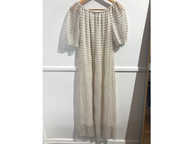 CALVIN KLEIN Kleider T.International S Polyester Beige - Ansicht 5
