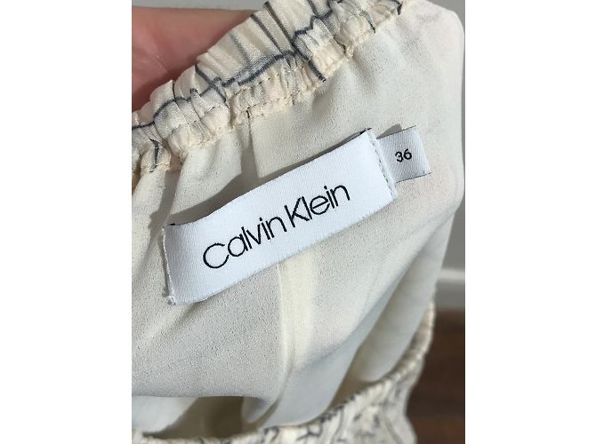 CALVIN KLEIN Kleider T.International S Polyester Beige - Ansicht 6