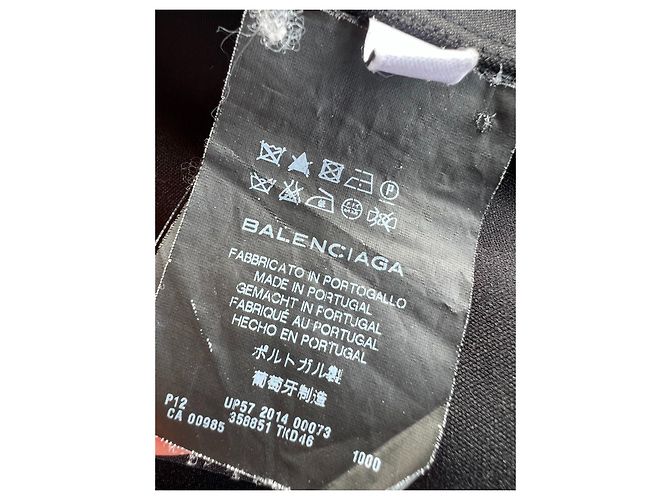 Pantalones elásticos negros Balenciaga de rayón - vista 3