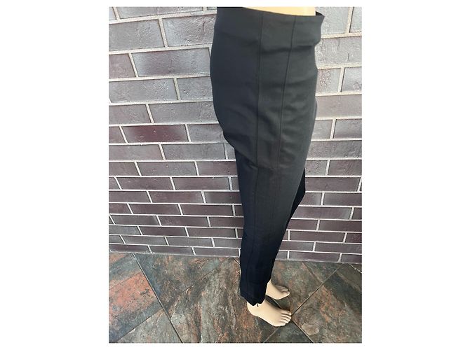 Pantalones elásticos negros Balenciaga de rayón - vista 6