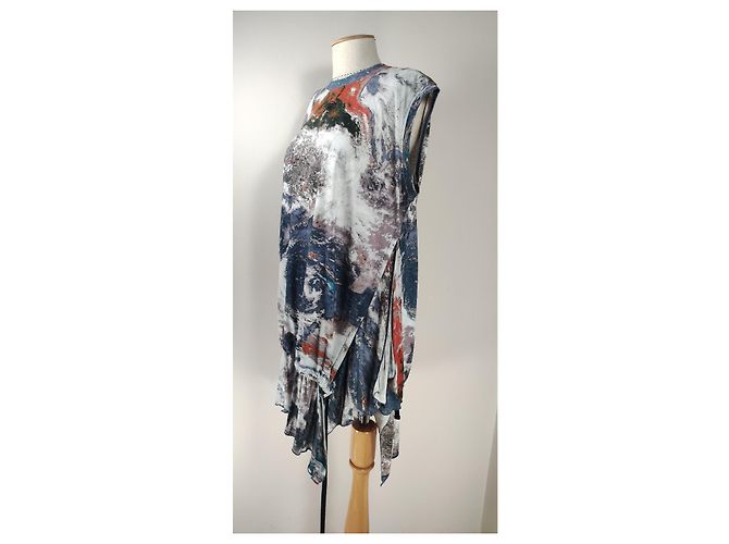 Abito Diesel in cotone multicolore - vista 2