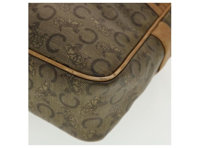 Céline CELINE C Borsa a tracolla in tela di macadam Beige Auth 41264 - vista 14