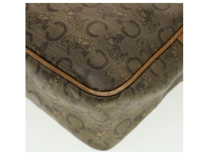 Céline CELINE C Borsa a tracolla in tela di macadam Beige Auth 41264 - vista 16