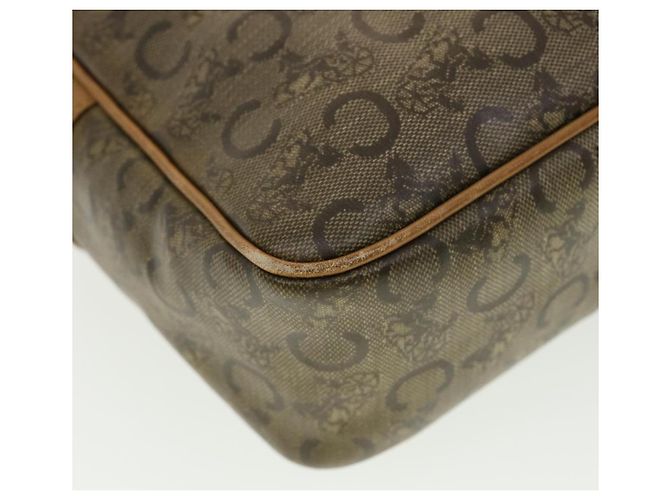 Céline CELINE C Borsa a tracolla in tela di macadam Beige Auth 41264 - vista 17