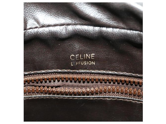 Céline CELINE C Borsa a tracolla in tela di macadam Beige Auth 41264 - vista 18