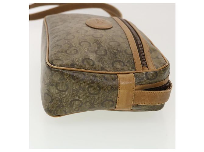 Céline CELINE C Borsa a tracolla in tela di macadam Beige Auth 41264 - vista 4