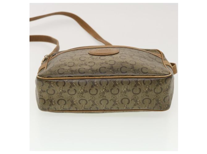 Céline CELINE C Borsa a tracolla in tela di macadam Beige Auth 41264 - vista 5