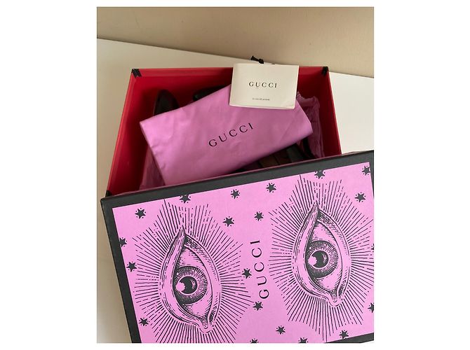 Décolleté Gucci Regent in pelle di vitello nera Nero - vista 12