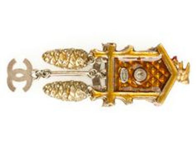 Rare Limited Edition Chanel Cuckoo Clock Brooch  Pin Multiple colors - view 2