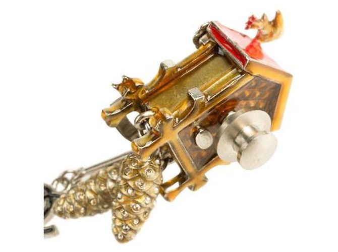 Rare Limited Edition Chanel Cuckoo Clock Brooch  Pin Multiple colors - view 3
