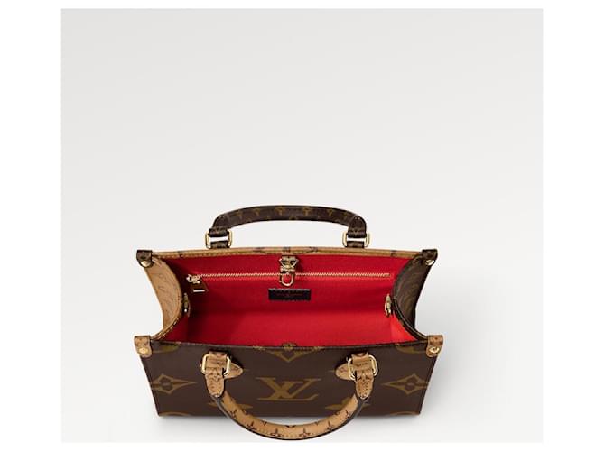 Louis Vuitton Monogramma LV Onthego PM Marrone - vista 3