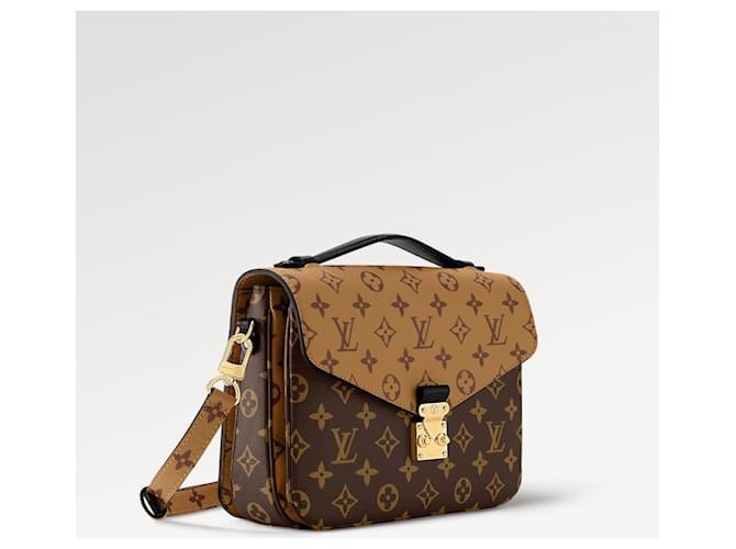Borsa Louis Vuitton Monogram Reverse Metis Marrone - vista 2