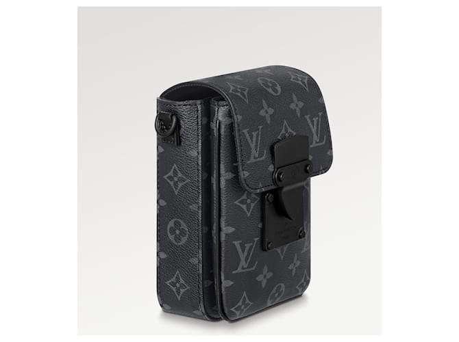 Louis Vuitton Cartera portátil LV S Lock vertical Negro - vista 2