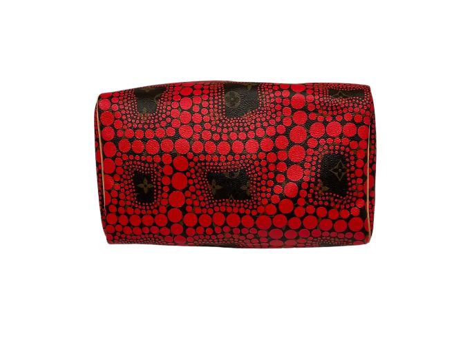 Louis Vuitton x Kusama Yayoi 2012 Speedy in edizione limitata 30 rosso / Molto buona - vista 3