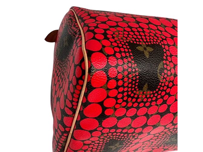 Louis Vuitton x Kusama Yayoi 2012 Speedy in edizione limitata 30 rosso / Molto buona - vista 5