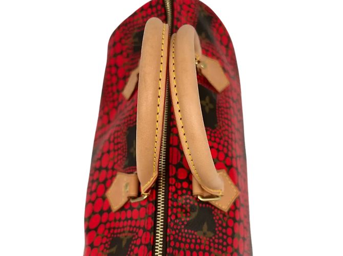 Louis Vuitton x Kusama Yayoi 2012 Speedy in edizione limitata 30 rosso / Molto buona - vista 6