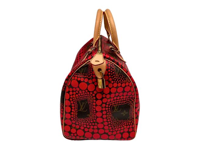 Louis Vuitton x Kusama Yayoi 2012 Speedy in edizione limitata 30 rosso / Molto buona - vista 7