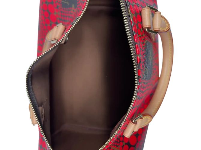 Louis Vuitton x Kusama Yayoi 2012 Speedy in edizione limitata 30 rosso / Molto buona - vista 8