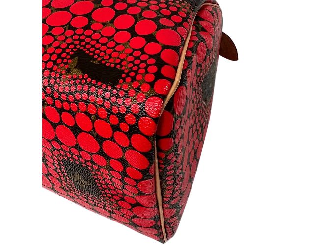 Louis Vuitton x Kusama Yayoi 2012 Speedy in edizione limitata 30 rosso / Molto buona - vista 9