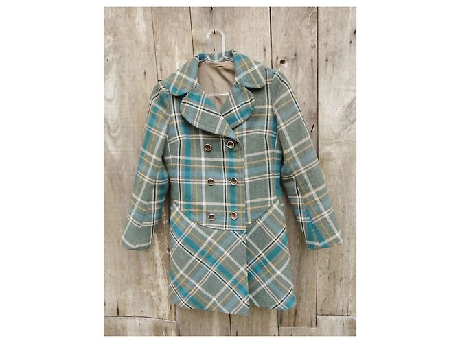 Autre Marque chaquetón de la vendimia 70tamaño de 38 Azul - vista 2