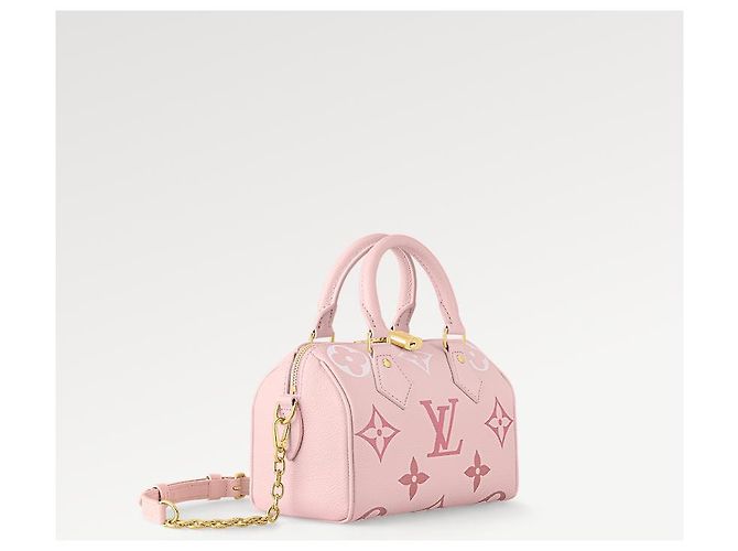 Louis Vuitton LV speedy 20 pelle rosa - vista 2