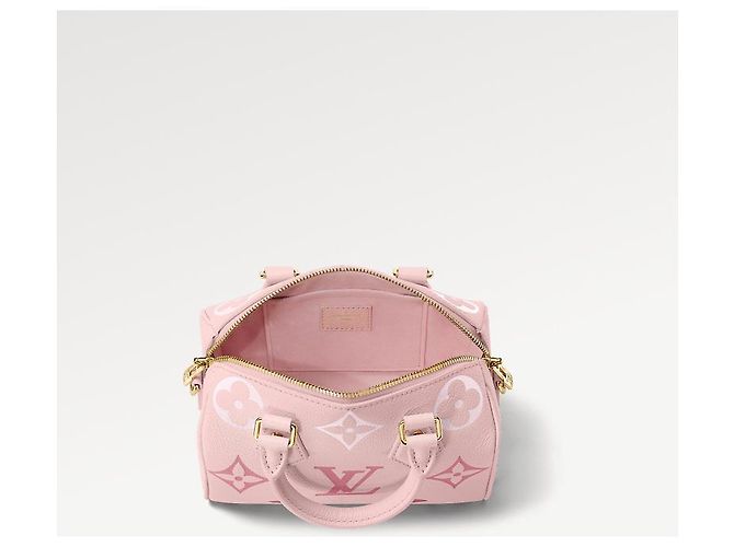 Louis Vuitton LV speedy 20 pelle rosa - vista 3