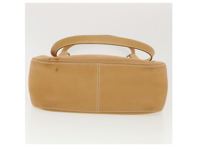 Bolsa de ombro Salvatore Ferragamo de couro bege Auth cl519 - vista 5