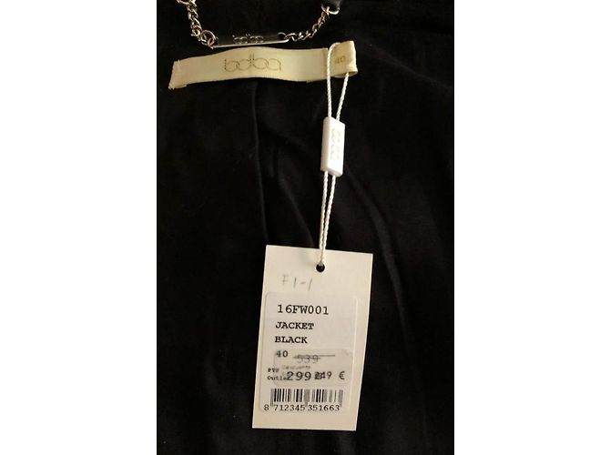 BDBA Lederjacke Schwarz mit goldenen Fransen - Ansicht 5