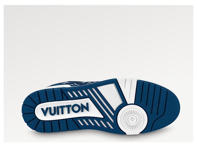Louis Vuitton LV Scarpe da ginnastica nuovo Denim Blu - vista 4