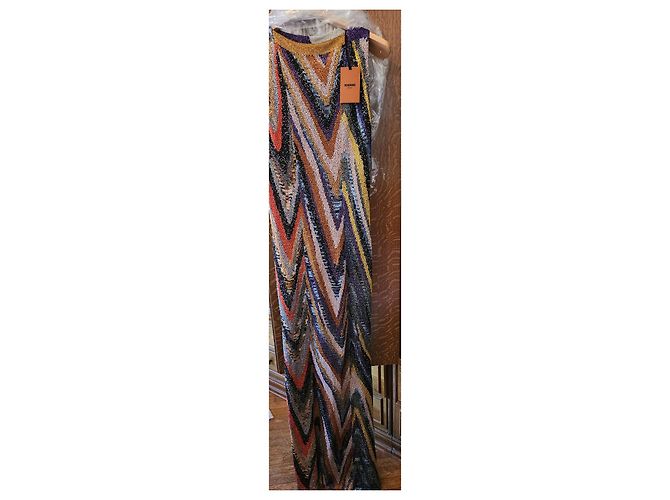 Vestido largo sirena sin mangas Missoni - vista 3