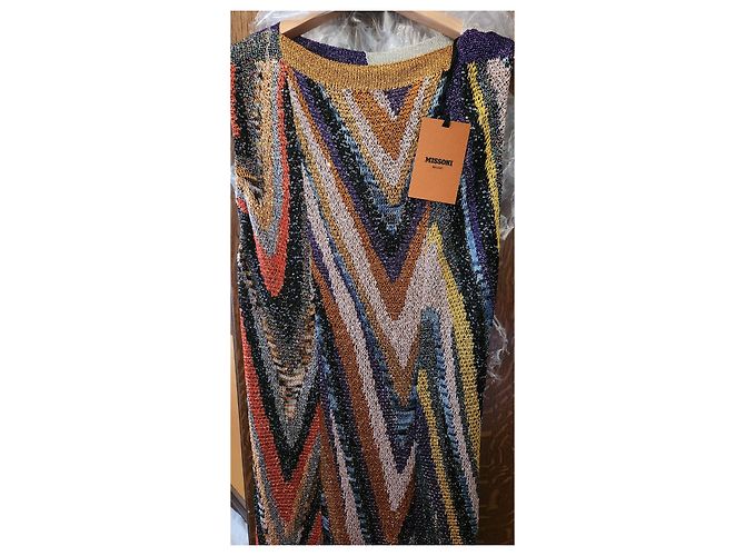 Vestido largo sirena sin mangas Missoni - vista 7