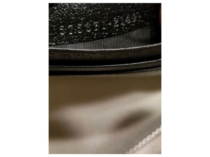 Pochette Marmont Gucci in velluto blu. Gold hardware - vista 6