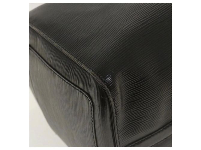 Louis Vuitton Keepall 45 Pelle Epi Nero - vista 11