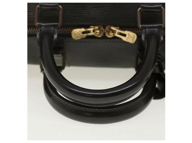 Louis Vuitton Keepall 45 Pelle Epi Nero - vista 7