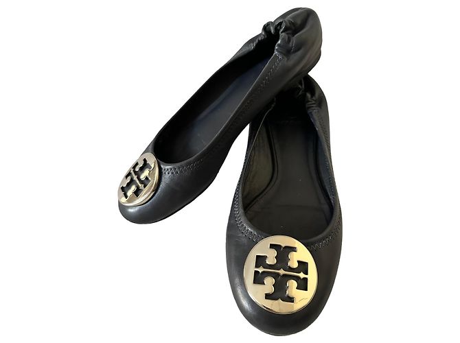 Tory Burch Ballerine in pelle nera Nero - vista 10
