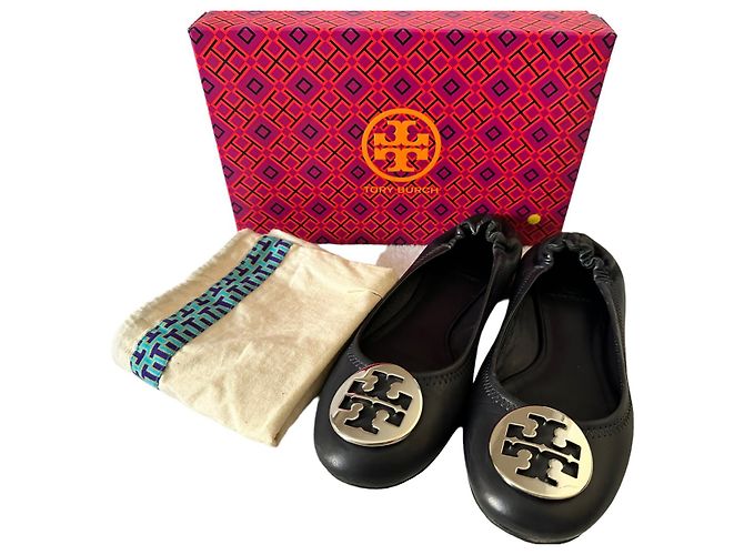 Tory Burch Ballerine in pelle nera Nero - vista 11