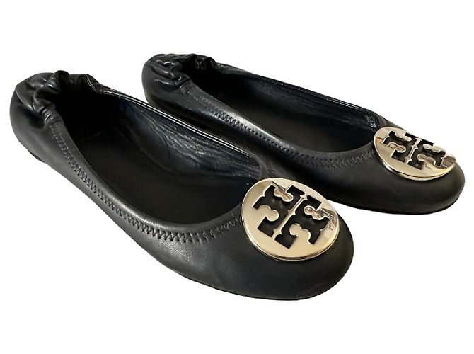 Tory Burch Ballerine in pelle nera Nero - vista 9