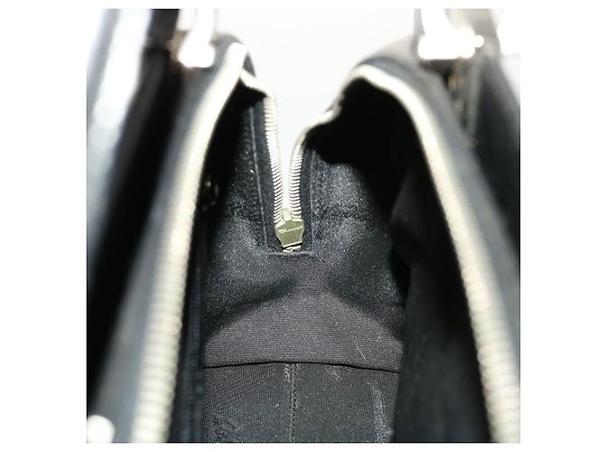 Salvatore Ferragamo Borsa a Mano Pelle Nera Auth cl501 Nero - vista 21